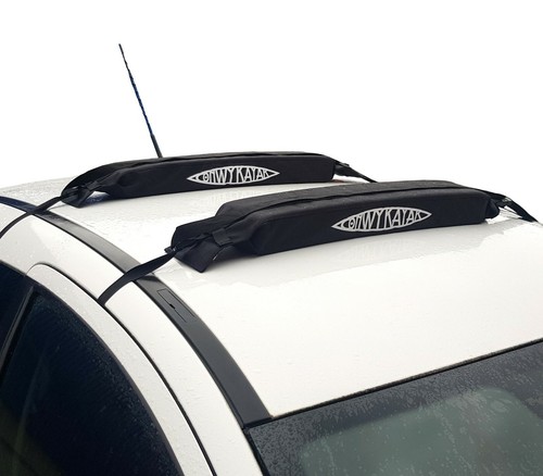 Conwy Kayak Roof Pads Rack Universal Canoe SUP Surfboard Soft Foam Bars Car 80cm - Picture 3 of 9