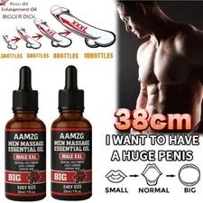 MALE ENHANCEMENT MASSAGE OIL FOR MEN - SUPPORT BLOOD FLOW, STAMINA, PERFORMANCE