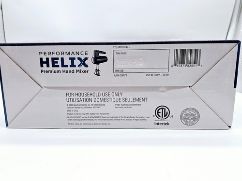 BLACK+DECKER Helix Performance Premium Hand Mixer, 5-Speed Mixer [Black] - Picture 9 of 18