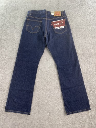 Neu mit Etikett Levis 517 Herrenjeans 36 x 32 blau Bootcut Western Cowboy Arbeitskleidung Deadstock - Bild 9 von 11