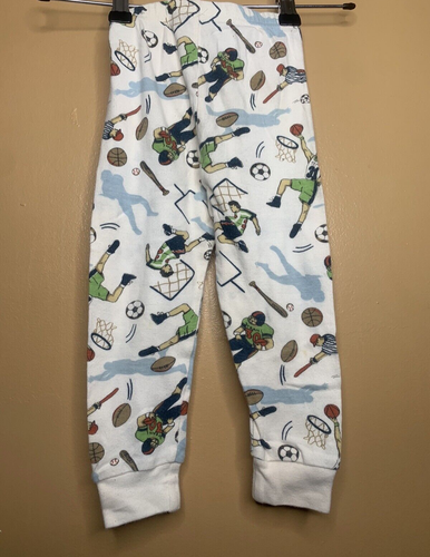 Sara Handprint Toddler Boys Size 2 Pajamas 2pcs Set Long Sleeve Pant Ivory Sport - Bild 11 von 14