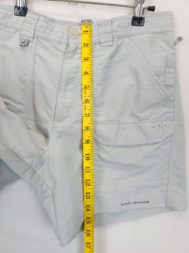 Columbia PFG Omni-Shade Cargo Nylon Shorts Men 32 / 6 Gray Gorpcore Outdoor - Picture 4 of 10