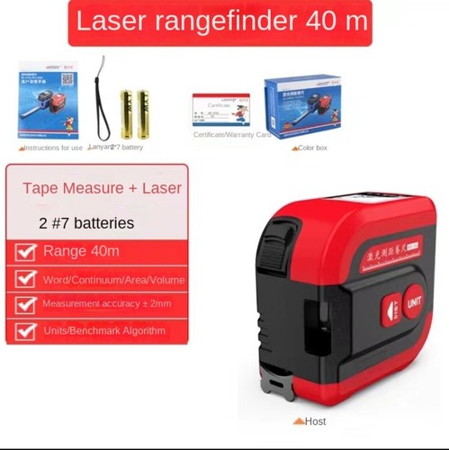 NF-2260L 60m Distance Meter Rangefinder Fast Long Distance Laser Measurements - Picture 8 of 10