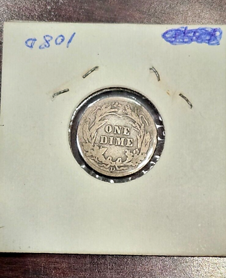 1914-D/D Barber Dime - VP-001 (RPM) - Decent Grade - Good Details