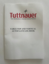 Tuttnauer Table-Top And Vertical Autoclave Log Book - # MAN205-0156