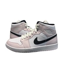 WOMEN NIKE AIR JORDAN MID LIGHT VIOLET BLACK WHITE SZ 9.5 BRAND NEW BQ6472 500