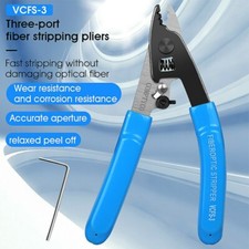 VCFS-3 Three-port Fiber Optical Stripper Pliers Wire Strippers for FTTH Tools