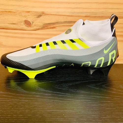 Nike Vapor Edge Pro 360 Men's Football Cleats Size 11 Grey Volt NEW DQ3670-071 - Picture 8 of 10