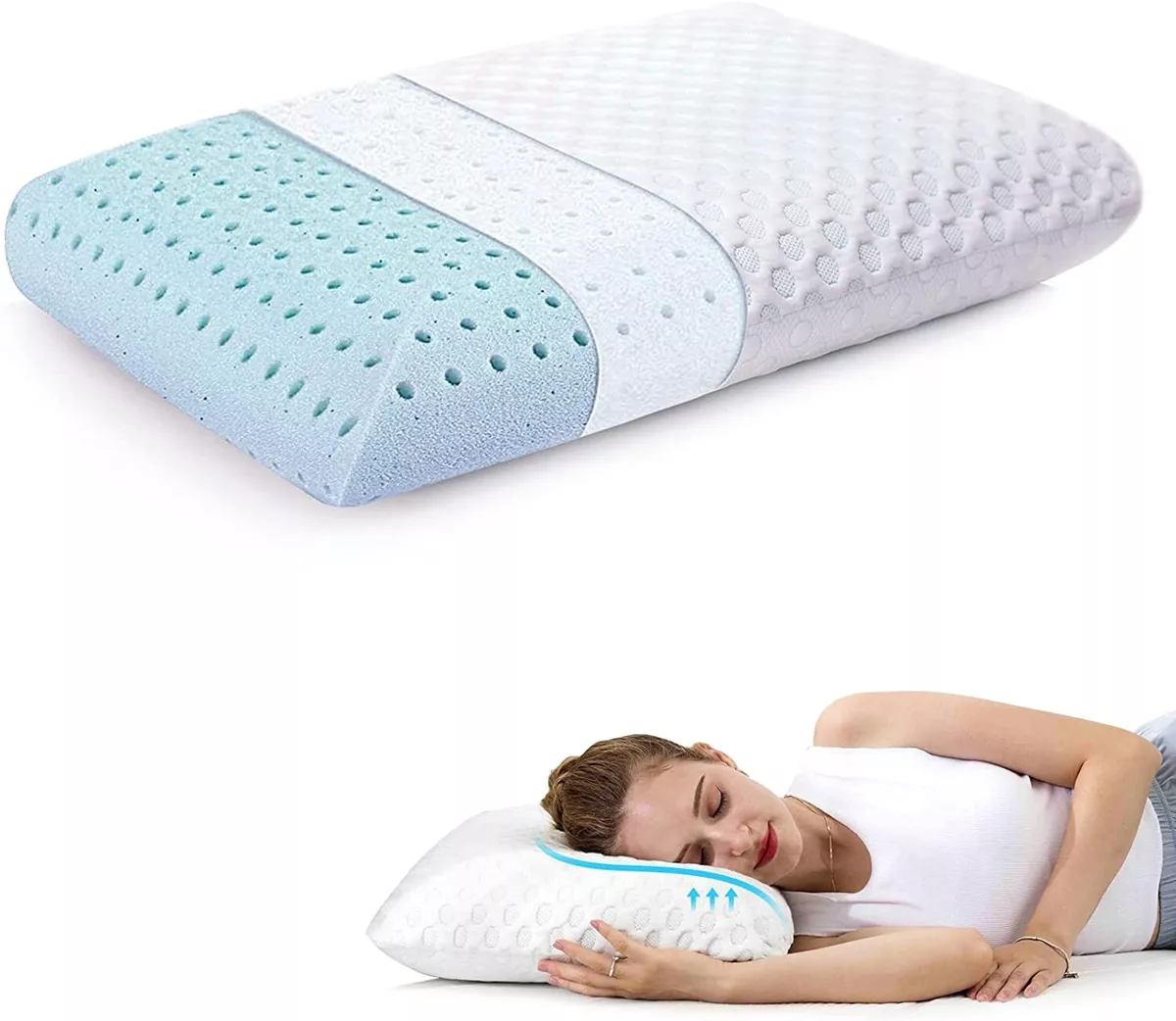 Orthopedic Pillow for Sleeping Memory Foam Leg Positioner Pillows