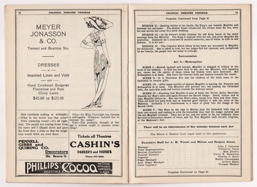 Karl Vollmoller "THE MIRACLE" Max Reinhardt / Max Bendix 1913 Boston Program - Picture 4 of 10