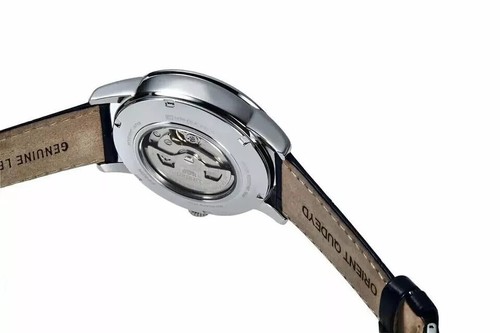 Orient Bambino Sun & Moon Mechanical Blue Dial and Leather Strap Men’s Watch box - Picture 4 of 10