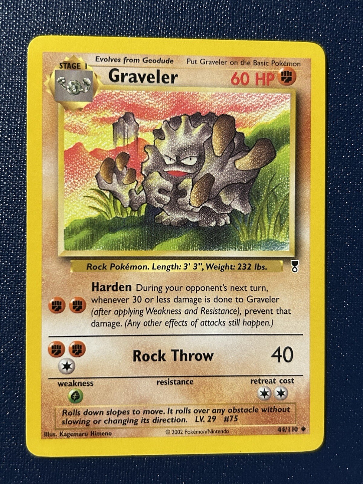 Graveler (44) | WOTC Pokemon Legendary Collection | UNLIMITED ED | Near Mint NM