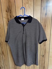 BURGER KING Vintage Y2K Polo Store Employee Work Uniform Shirt Sz 2XL