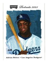 2003 Playoff Portraits #121 Adrian Beltre Los Angeles Dodgers