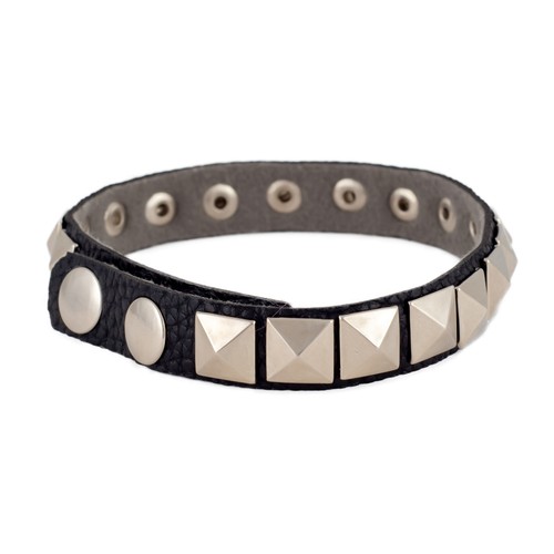 Punk Rock Heavy Metal Queen of Music Studded Armband Halloween Costume Accessory - Picture 1 of 12