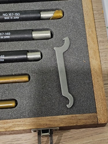 Mitutoyo 167 Series Micrometer Standard Set, 6-11" Size, 6 Pc. Set, Japan, Nice - Picture 5 of 6