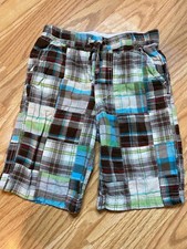 87 Boys size 5 Arizona Plaid Shorts