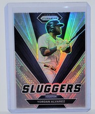 YORDAN ALVAREZ 2022 Panini PRIZM HOUSTON ASTROS WS Silver Refractor SLUGGERS