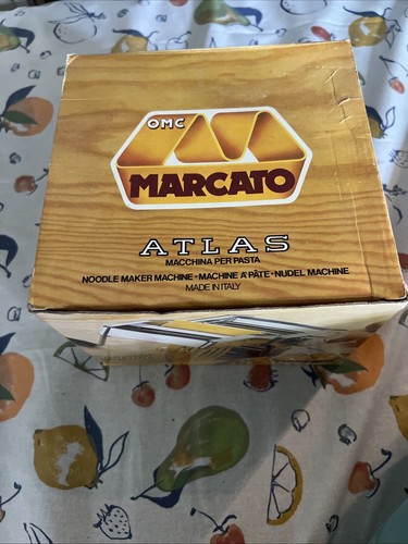 Marcato Atlas Pasta Maker Model 150 in Box  With Recipe Book