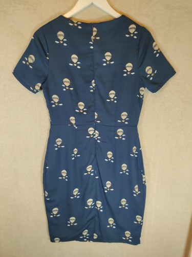 Abito boutique Sugarhill donna S 10 Abigail mongolfiera tunica blu - Foto 9 di 9