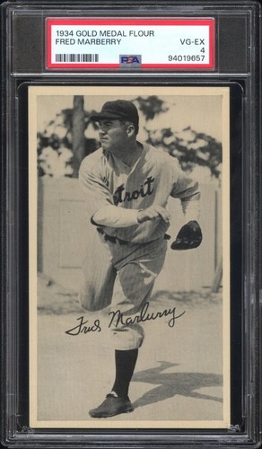 1934 Gold Medal Flour Fred Marberry PSA 4 VG-EX