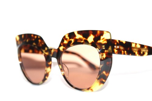 DITA DTS 514 CONIQUE TKT TORTOISE ROSE AUTHENTIC CATS EYE SUNGLASSES 53-21-145 - Picture 6 of 10