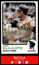 1973 Topps - #349 Dick McAuliffe EX