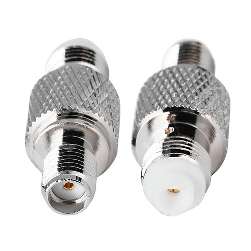 Silver SMA Female To FME Female Plug RF Straight RF Coaxial Adapter Connector - Zdjęcie 5 z 8