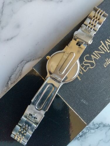 Yves Saint Laurent Ysl 5421-H10040Y Analog Quartz Women Round Ladies Vintage 878 - Picture 9 of 10