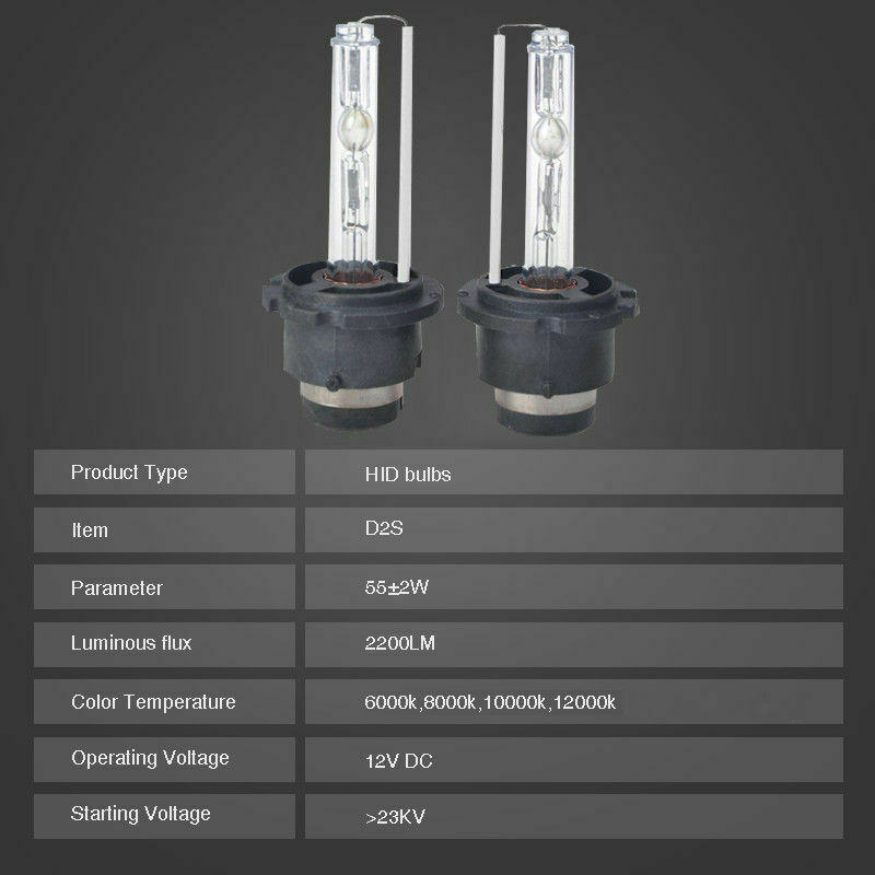  2 X D1S HID Ampoule Lampe Xénon Phare 35W 8000K DC 12V