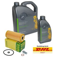 MANN Ölfilter Hu615/3x A- B-Klasse Vaneo mit ORIGINAL 6L MERCEDES 229.51 5W30