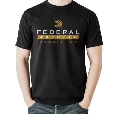 Federal Ammunition Gun Rifle Shotgun Pistol Ammo Bullet Black T-shirt Size S-5XL - Picture 1 of 1