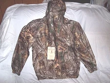 Boys Youth 2X Rain Jacket Non Insulated Coat Realtree Camo Jacket Waterproof