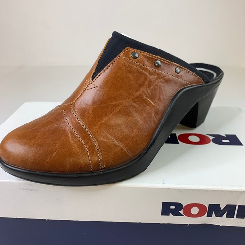 Romika Damen Mokassetta 271 Pantoletten Clog Brandy Nieten Slipper Gr. 6,5 / 37 - Bild 8 von 13