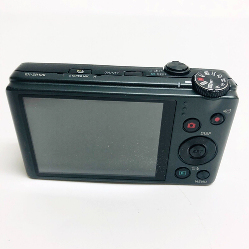 CASIO EXILIM EX-ZR100 Compact Digital Camera Black Used - Picture 8 of 13