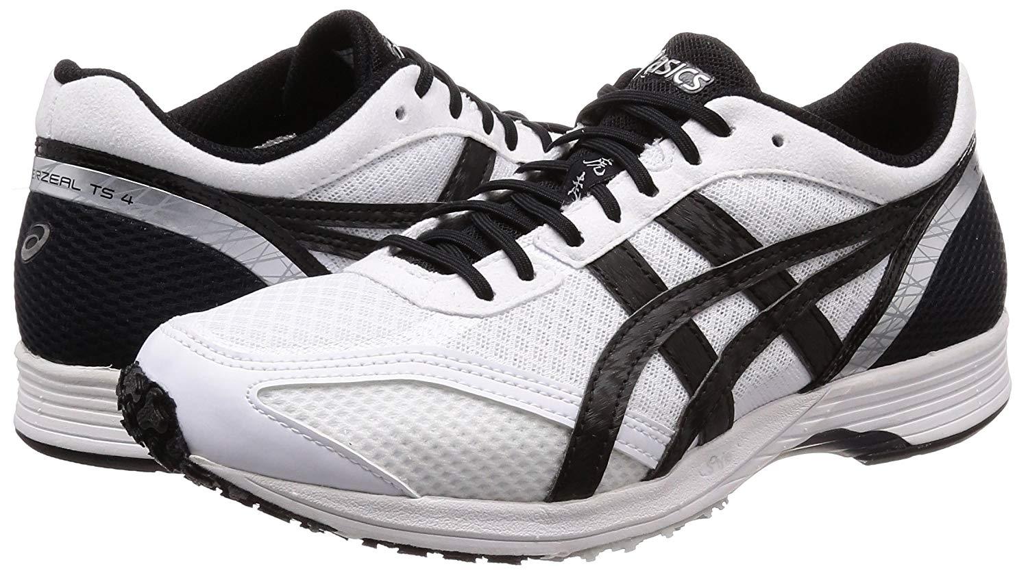 ASICS running shoes shoes shoes TARTHERZEAL TS 4-Wide White Black 96af8c ASICS running shoes shoes shoes TARTHERZEAL TS 4-Wide White Black 96af8c
