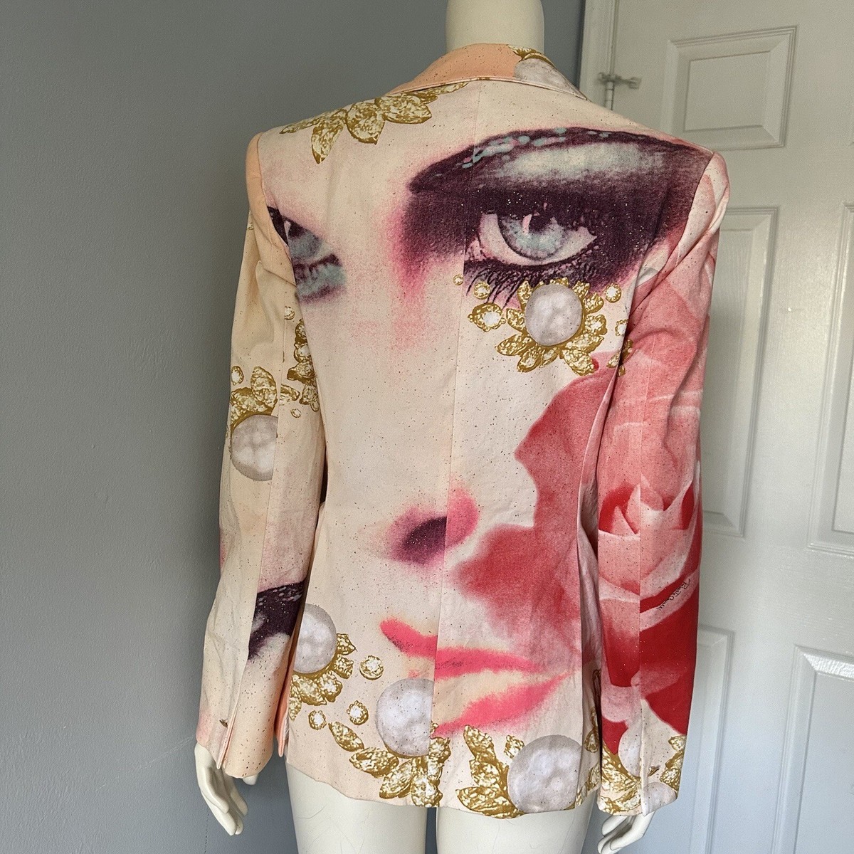 Roberto Cavalli SS2001 Liz Taylor Runway jacket Size L