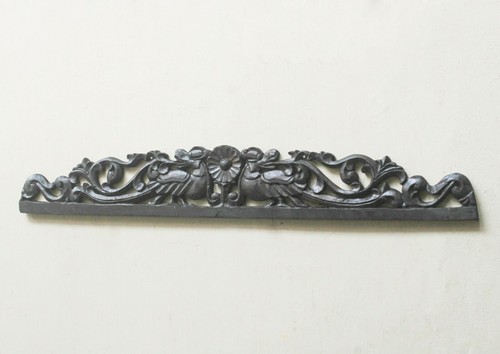 Dragon Sculpture Yali Wall Panel Wooden Lintel Door Top Vintage Home Decor Rare - Picture 6 of 6