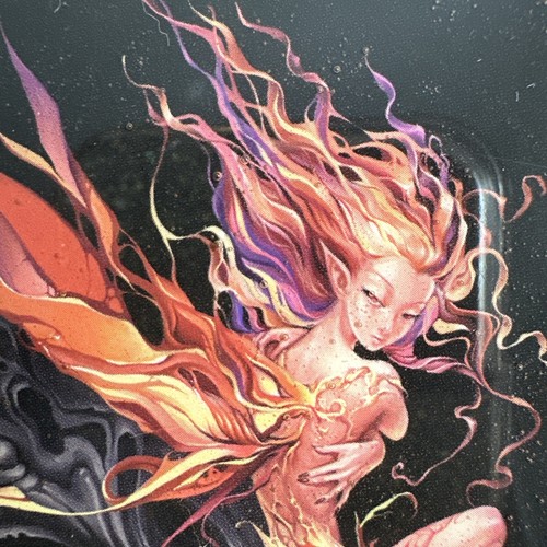 Burning Fairy Lady Bugs 6” per 8” Piastrella in ceramica messicana  - Foto 12 di 17