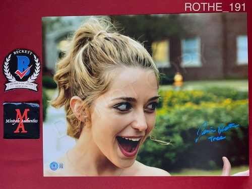Jessica Rothe autographed signed 11x14 photo Tree Happy Death Day Beckett COA - Picture 1 of 4