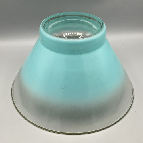 Vtg Blendo Ombré Frosted Salad Bowl 7 Piece Set Rainbow Green Purple Blue Orange - Picture 4 of 16