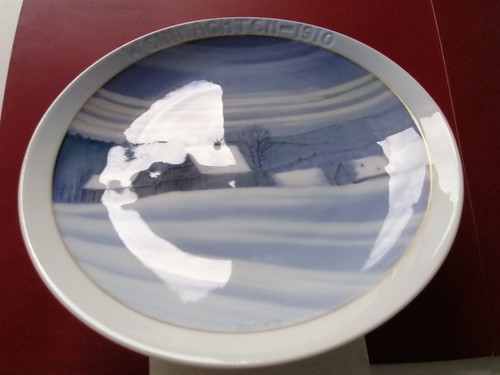 Rosenthal Assiette de Noël 1910 Winterfrieden - Jul. V.Gulbrandson - Picture 8 of 8
