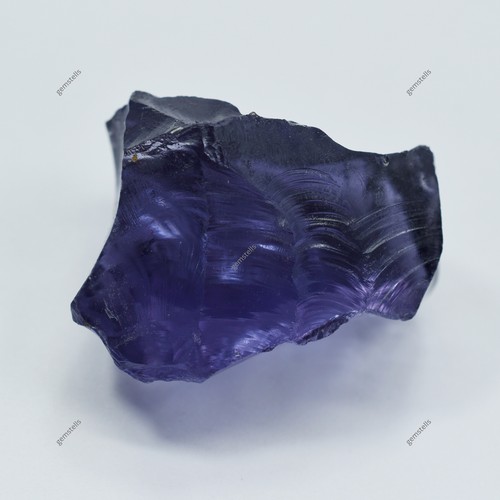 CERTIFIED Natural Amethyst Loose Gemstone Purple 129.80 Ct Uncut Raw Rough - Picture 5 of 11