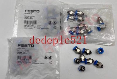 3 PCS NEW IN BOX FESTO quick connector QSM-M5-6 153306