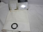 New HAMDEN Grommet Window Valance Natural Look Linen Blend 52x18 Ivory New