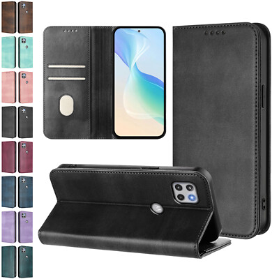 Vintage Leather Folio RFID Wallet Case For Motorola Moto G Power/Stylus 5G 2025 