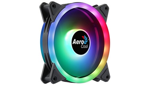 4710562752571 Aerocool Duo 12 ARGB 6-pin Computer case Fan 12 cm Black Aerocool - Picture 6 of 10