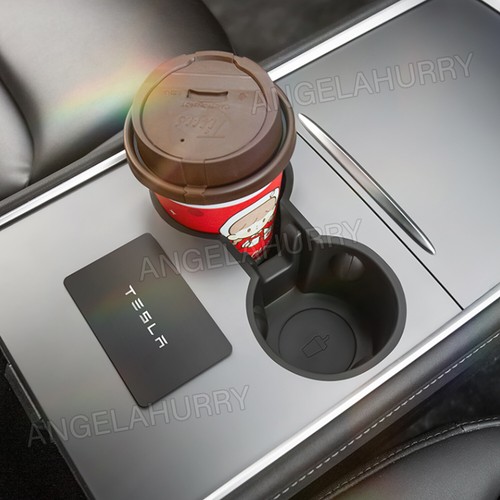 Centre Console Rubber Cup Holder for Tesla Model 3 and Model Y 2021-2022 NEW - Picture 12 of 12