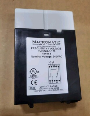 #ad Generac PMD 240 e 126 series C Frequency Voltage monitor Macromatics $86.24