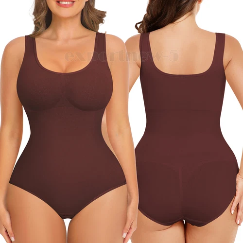 Women Seamless Full Body Shaper Shapewear Firm Tummy Control Slimming Bodysuit - Picture 21 of 28